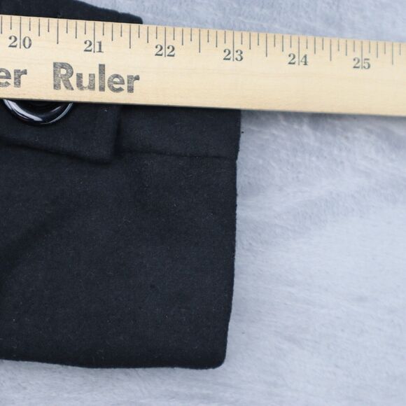 Ambiance Apparel Jacket Womens S Black Plain Long Sleeve Button Down Collared - Picture 6 of 16